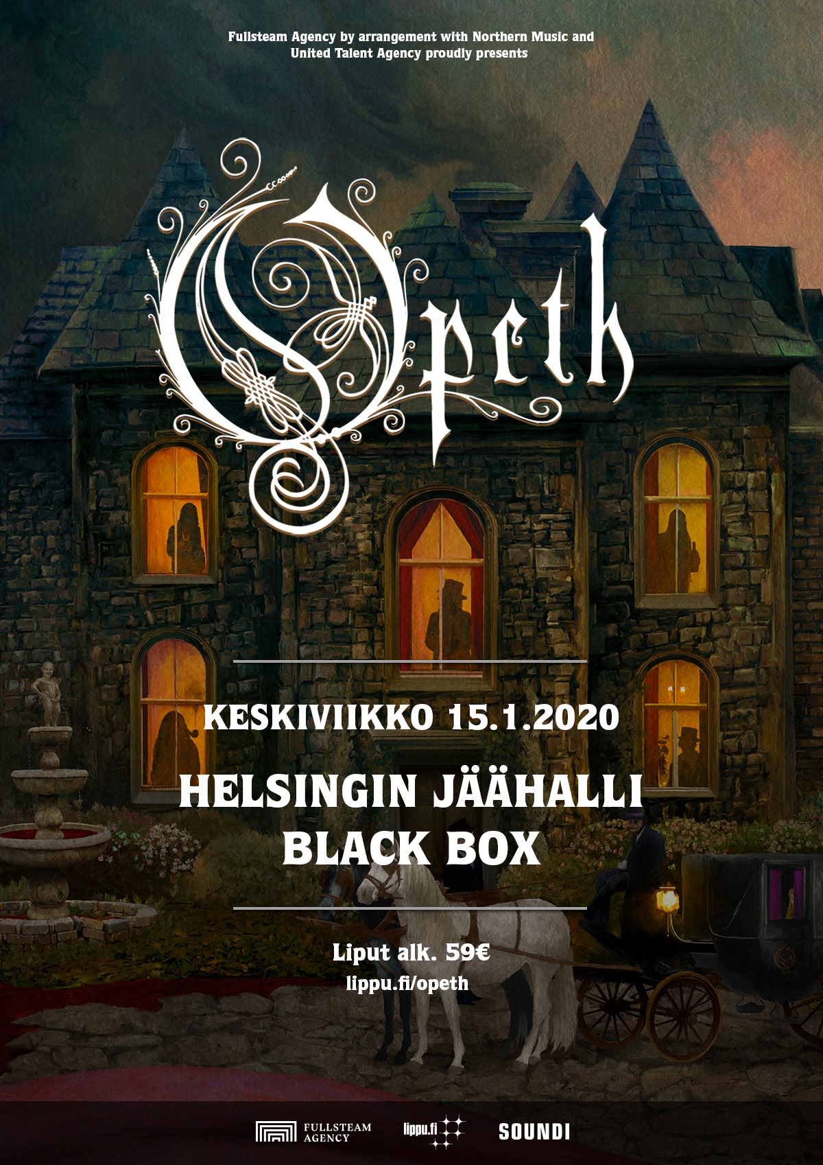 Opeth to Helsinki Ice Hall