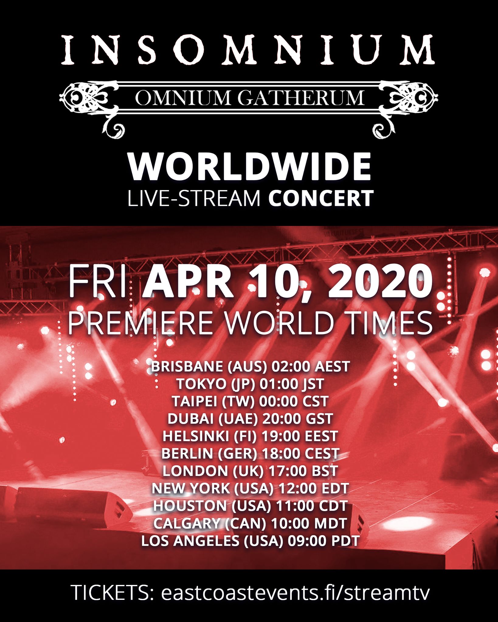 10.4.2020 Omnium Gatherum & Insomnium @ Private Venue, Hamina