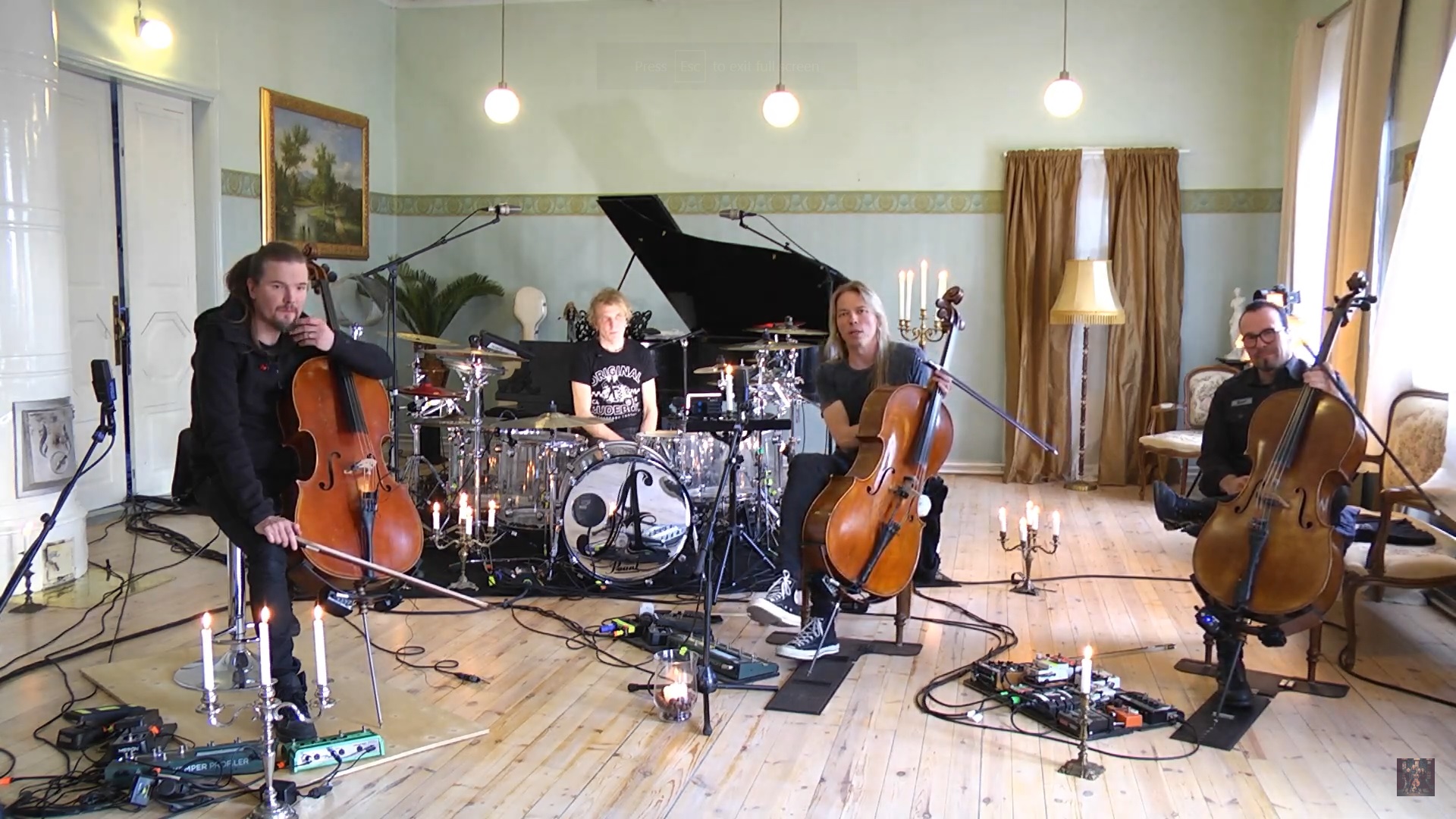 25.4.2020 Apocalyptica – #StayHome and ROCK #WithMe @ Private Venue, Helsinki