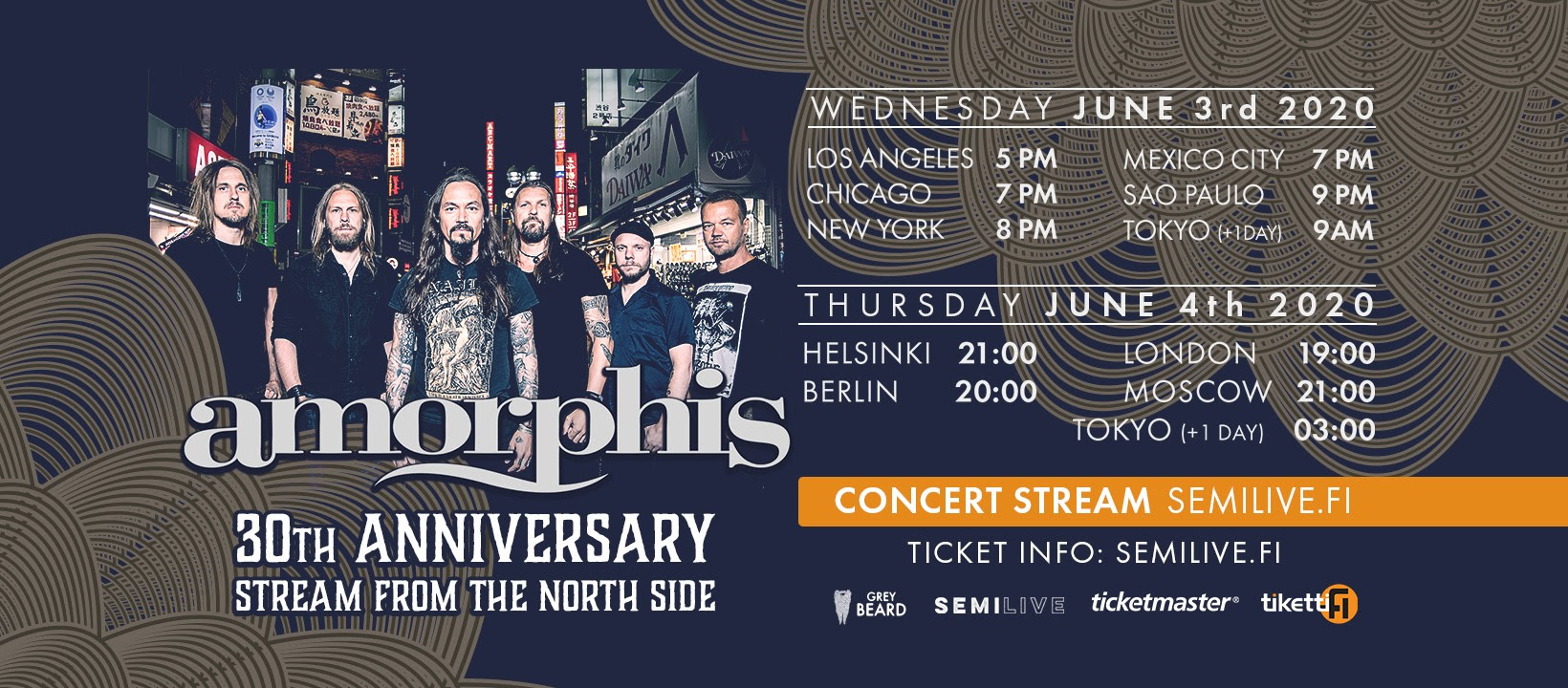 AMORPHIS – announce 30th anniversary “Stream From The North Side”