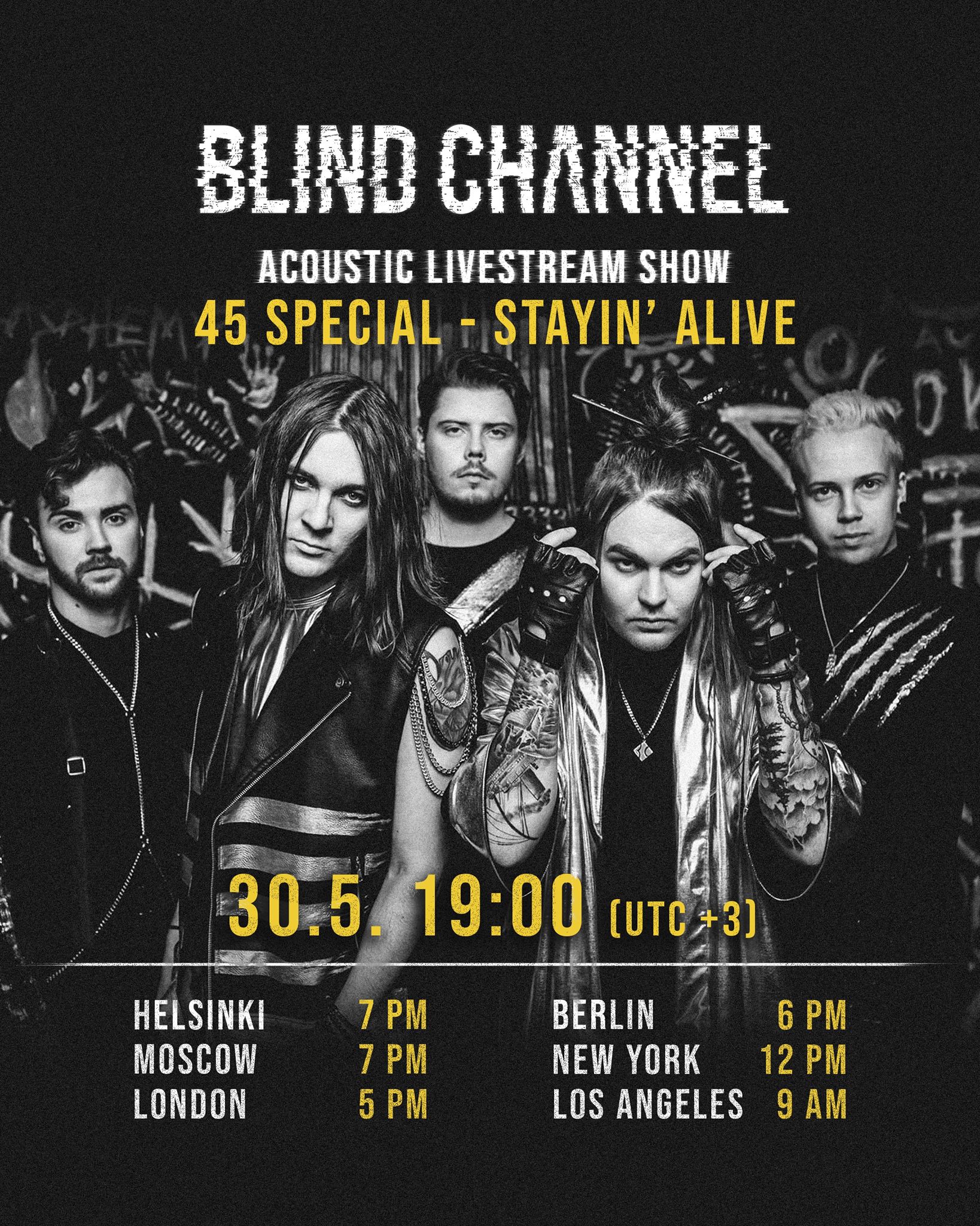 30.05.2020 Blind Channel: Stayin’ Alive @ 45 Special, Oulu