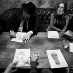 PHOTOSHOOT: The Beards draw themselves for Artisti Artistin Silmin (Musicalypse Archive)