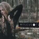 10.2.2018 Päivi Hirvonen & Myrkur @ Konepajan Bruno, Helsinki (Musicalypse Archive)