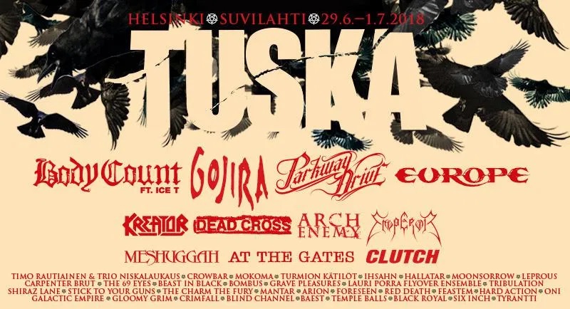 29.06-01.07.2018 Tuska Festival @ Suvilahti, Helsinki (Musicalypse Archive)