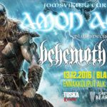13.12.2016 Grand Magus, Behemoth, & Amon Amarth @ Jäähalli Black Box, Helsinki (Musicalypse Archive)