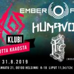 31.8.2019 Ember Falls @ Bar Loose, Helsinki (Musicalypse Archive)