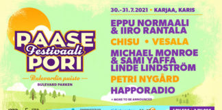 Raasepori festivaali julkaisee ensimmäiset artistit heinäkuun loppuun siirtyvään tapahtumaan