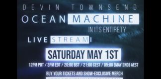 01.05.2021 Devin Townsend: Ocean Machine in its entirety – Live Stream