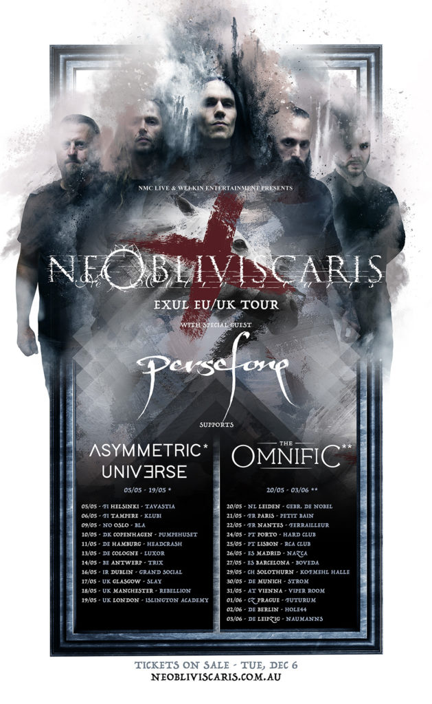 ne obliviscaris european tour