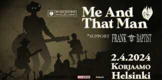2.4.2024 Frank the Baptist & Me and that Man @ Korjaamo, Helsinki