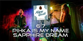 6.7.2024 Käpygrilli Goes Electric II: Pihka Is My Name, Sapphire Dream @ Käpygrilli, Helsinki