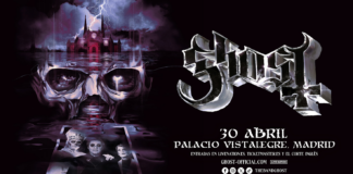 Less than a month to go until Ghost’s show in Madrid