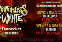 MOTIONLESS IN WHITE announce DAYSEEKER and MAKE THEM SUFFER as special guests for their 2026 Spanish shows