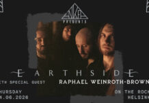 4.6.2026 Rioghan, Raphael Weinroth-Browne, & Earthside @ On the Rocks, Helsinki