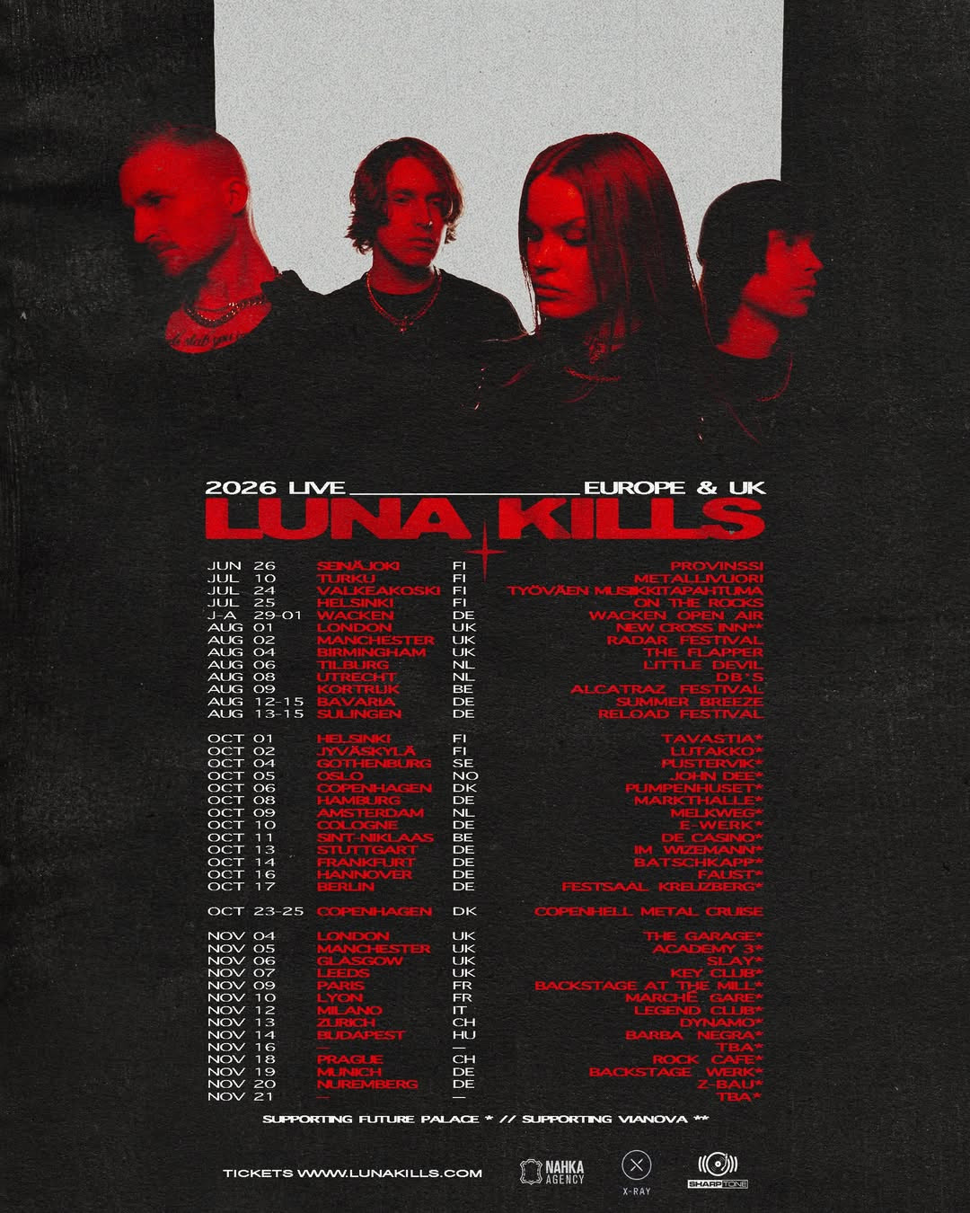 LUNA KILLS Return With New Single “LOWER” • Tuonela Magazine