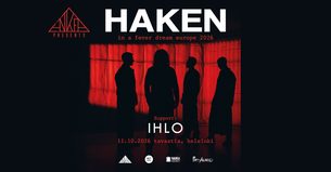 11.10.2026 Ihlo & Haken @ Tavastia, Helsinki