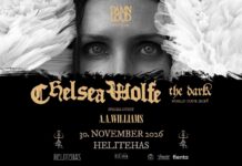 Chelsea Wolfe & A.A. Williams next month together in Tallinn for “The Dark” tour